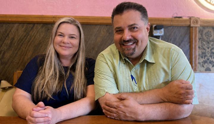 CO State Representative Katie Stewart met with Silverton Mayor Jim Harper last week to discuss the challenges our little community faces photo by DeAnne Gallegos