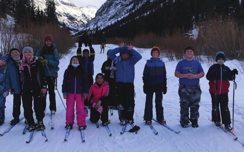 Photo Credit - Megan Davenport 4th-5th grade PE XC ski