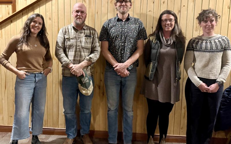 L-R Dayna Kranker, Dr. David Brown, Chris Brosh, Lindsey Halvorson &amp; Elizabeth Stuffings photo by DeAnne Gallegos