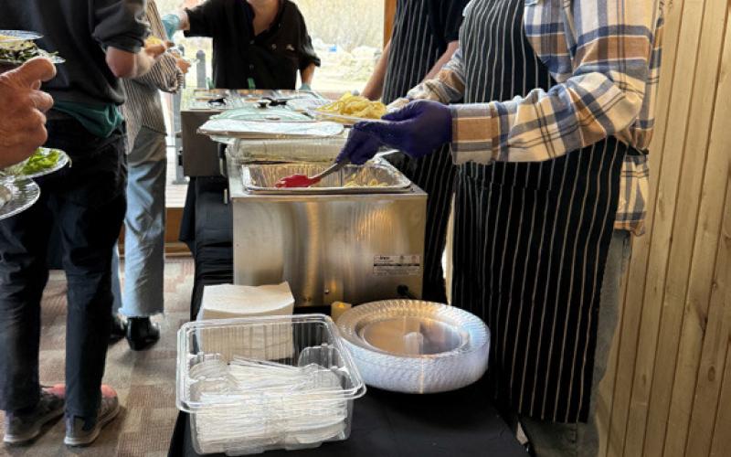 The Osteria catered the complimentary dinner after the Silverton Business Summit photo by DeAnne Gallegos