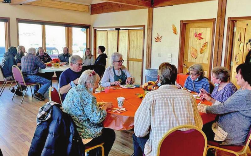 Community members gathered at Kendall Rec Center, hosted by Patty Dailey and Fred Fasching. Thanks to all who contributed and showed up! Photo Credit: Barbara Renowden