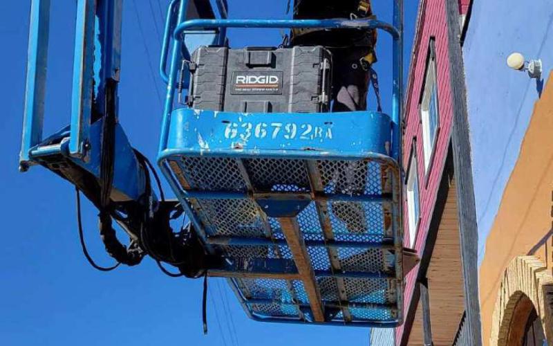 The Avalanche Brewery sign comes down this week as the Alpine Tavern replaces the iconic downtown brewery. Photo credit Jim Harper