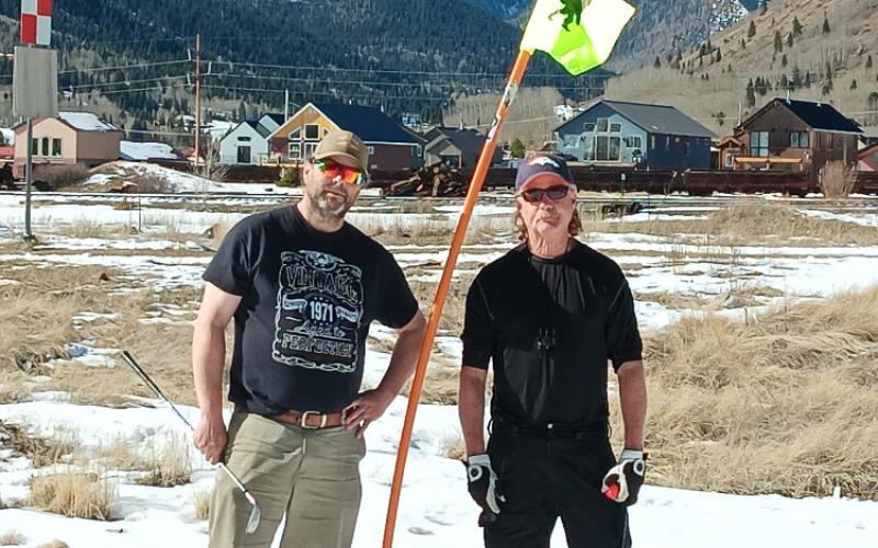 Paul Zimmerman and Dean Des Palmes are the Yeti Golf Course designers photo by Laura Des Palmes