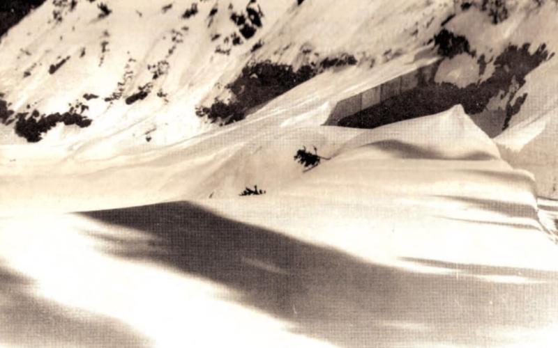 The Riverside Slide left the snowshed on U.S. 550 almost buried 30 years ago. Snowplow driver Eddie Imel of Ouray was killed.