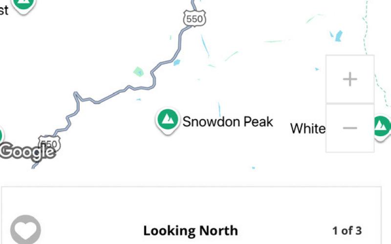 CDOT app shows camera working right in Silverton