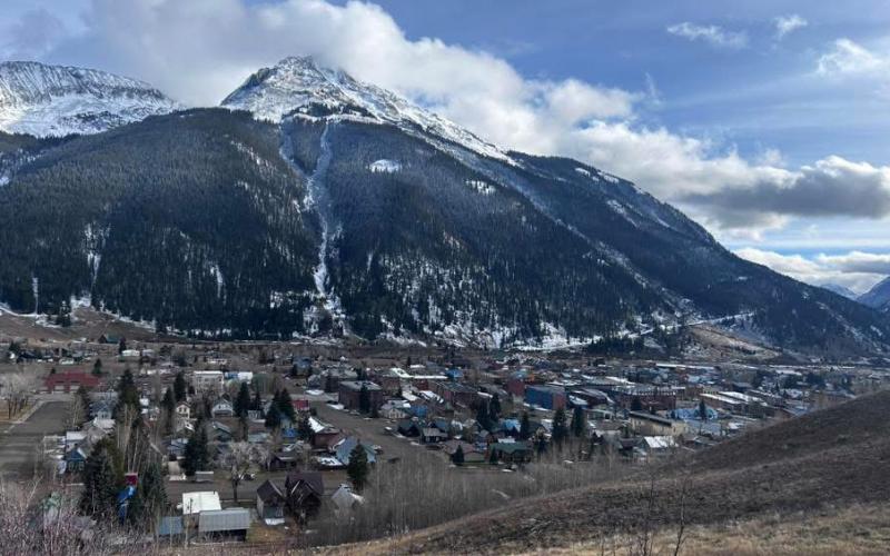 photo by Cole Davenport Cole Davenport got a shot of Silverton in November with some of the remaining fresh snow after the storm. November snow on the valley floor melts fast.