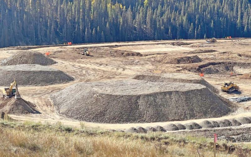 Silverton’s new gladiator pits? No, a close-up of the Bonita Peak repositor