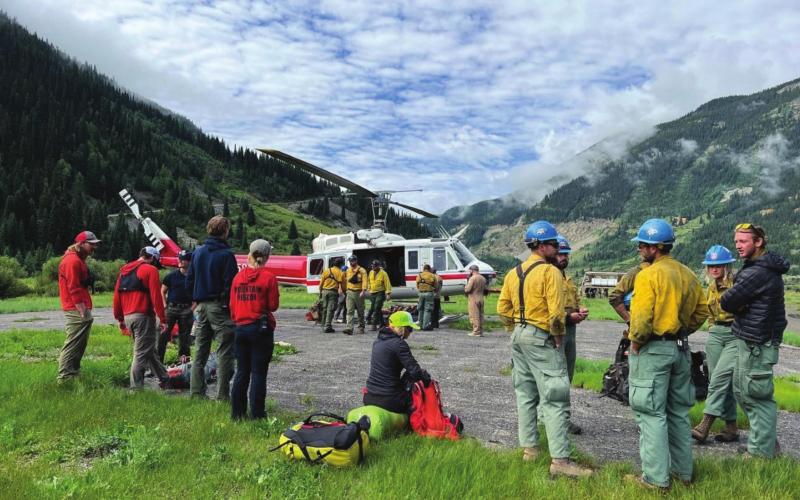 SAR operations in the Trinity Peaks area Photos by: Silverton Medical Rescue &amp; OEM