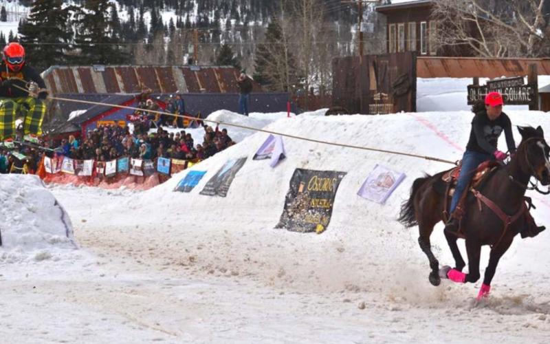 Skijoring is on this year and still needs financial support. Many consider the event the “4th of July” of the winter. Photo Credit Silverton Skijoring.