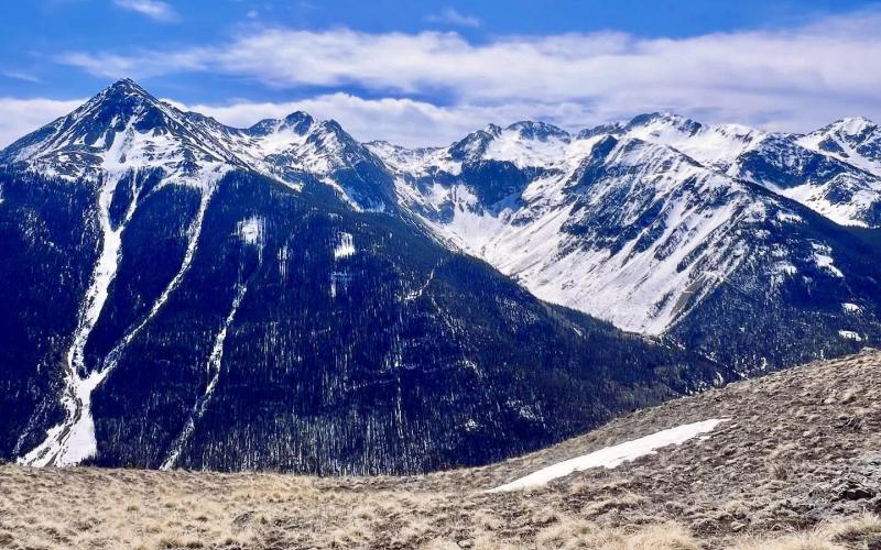 San Juan snowpack is lowest ever since being recorded photo by Dr. Yvonne Naughton