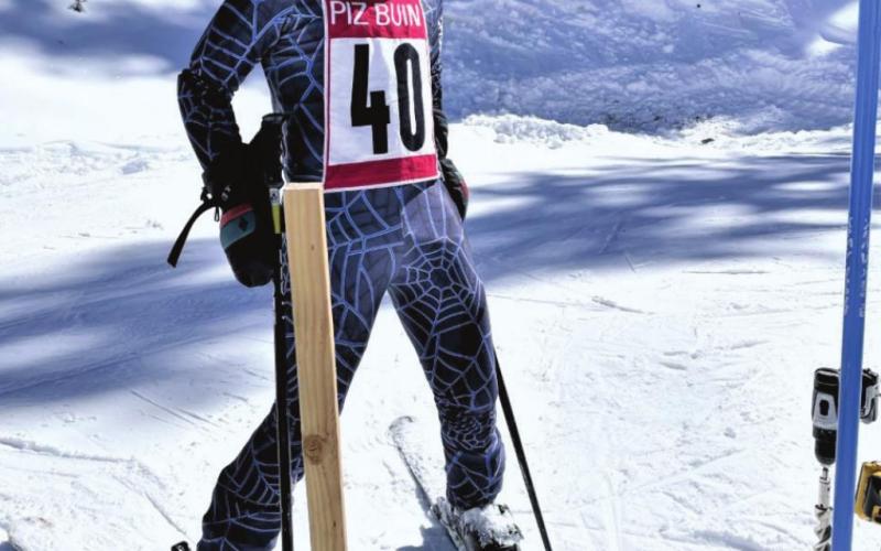 Silverton skier Elliot Barszcz took first place in his category, Boys 11-12. Photo Credit Sallie Barney