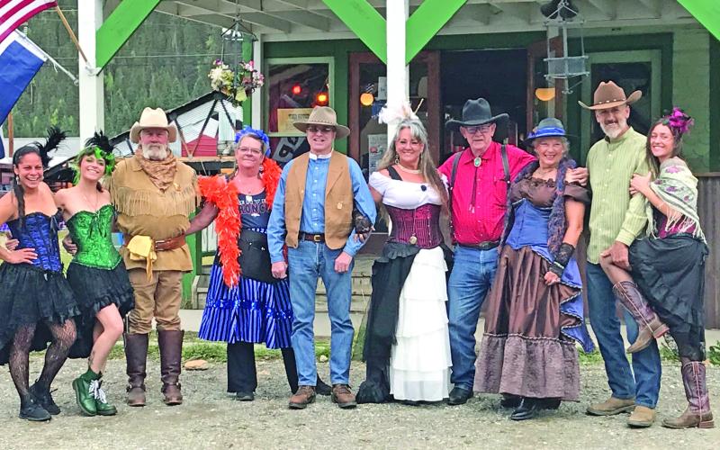 The Bayfield Belles, Murphy Cattle Company, and the Shady Lady crew on Blair Street Photo credit Melanie Bergloc