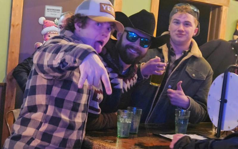 Good times were happening in Silverton on New Year's Eve photo by Alpine Tavern