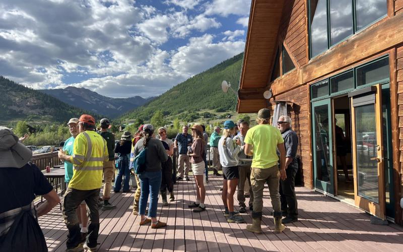 The SJC BPMD Community BBQ had lots of Silverton locals in attendance. Photo credit DeAnne Gallegos