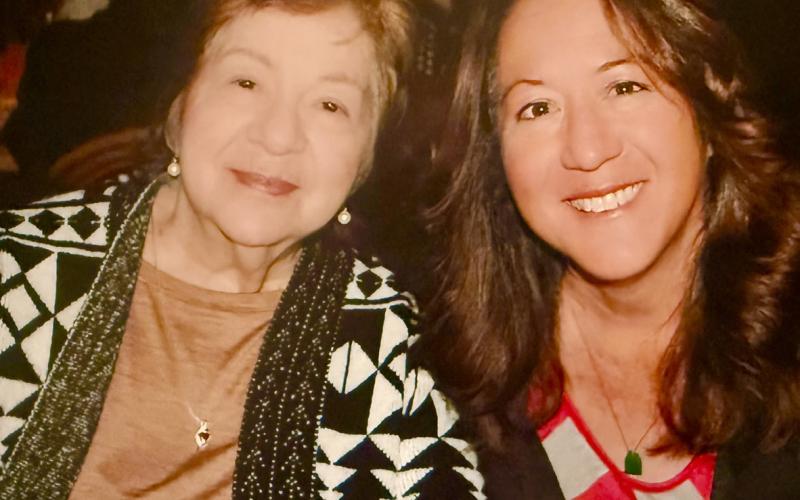 Silverton Standard Newspaper publisher DeAnne Gallegos took a break to celebrate her mom, Margaret Silva Gallegos' birthday in California
