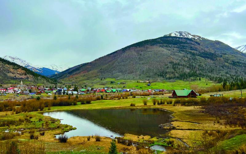 A view of Kendall Mountain Recreation Center and the surrounding land Photo by Visit Silverton