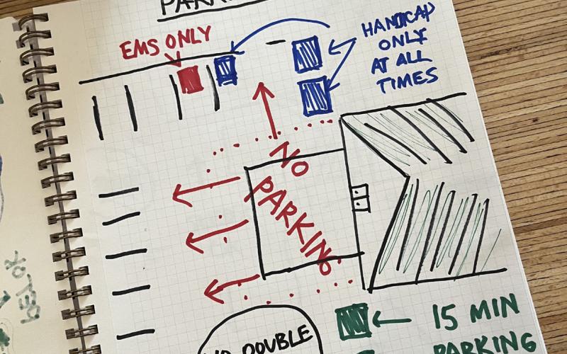 Friden working on new parking plan for Kendall