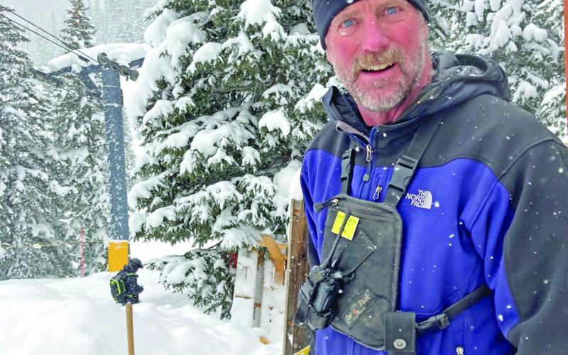 Grady Ham at Silverton Mountain. Photo credit Marc Kloster