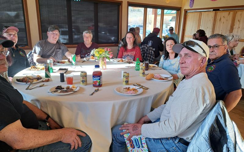Many familiar longtime local faces were in attendance celebrating Barbara’s 8th birthday, hosted by the Friends of the Silverton/San Juan Fire Department photo by Rose and Larry Raab