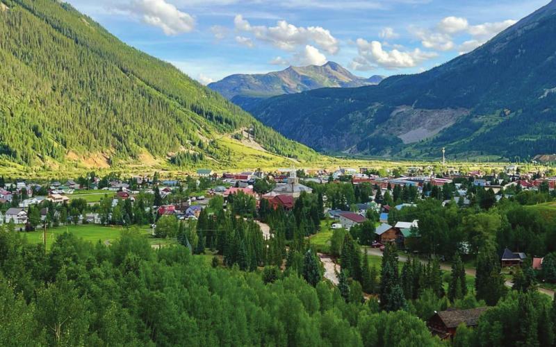A very green Silverton summer. Photo Credit Silverton Area Chamber of Commerce