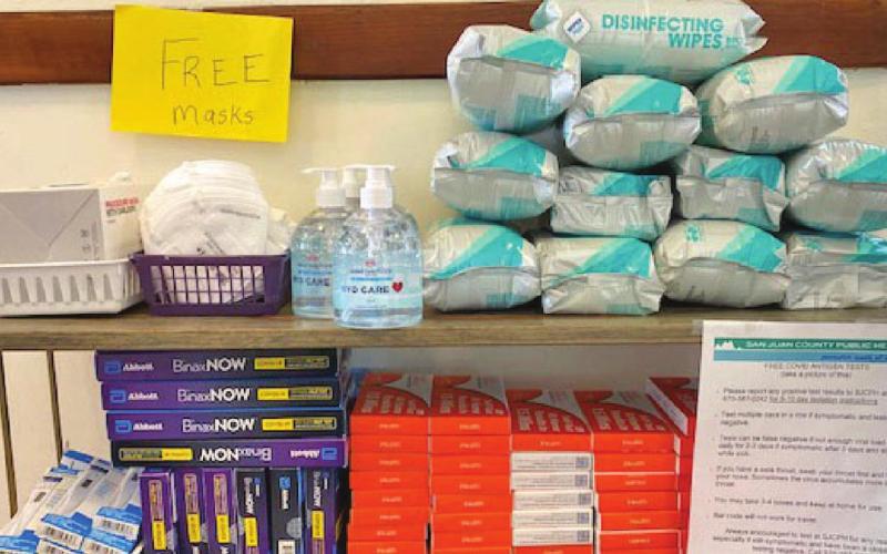 Free Covid Kit whiles supplies last at Public Health Photo Credit Silverton Standard