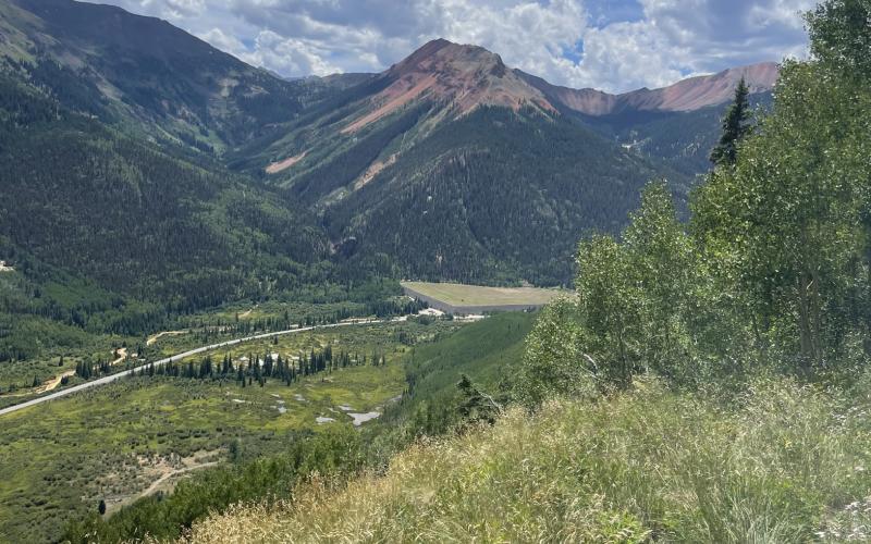 A view of Red Mountain Pass. Photo credit Katey Fetch