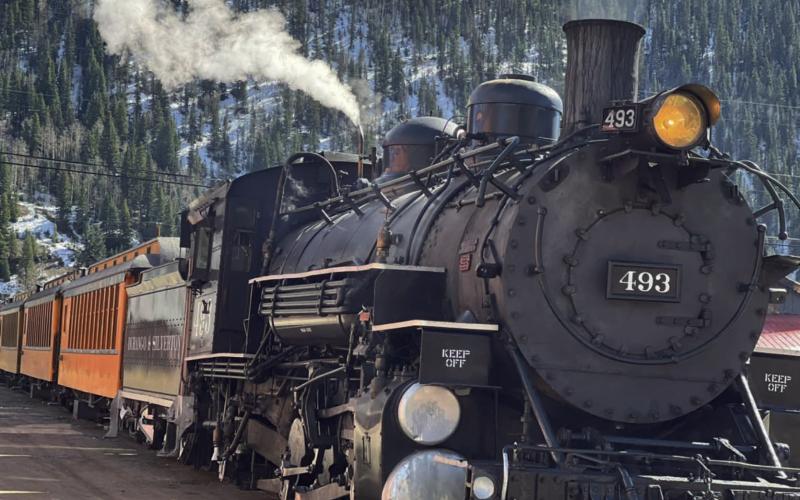 The Durango-Silverton Narrow Gauge Railroad finished its final run between to Silverton on October 29th. Photo courtesy of the Silverton Area Chamber of Commerce