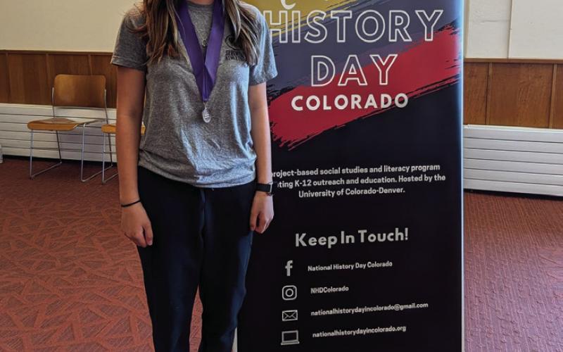 Jayden Jones placed 4th in the website category for creating a website about the 1969 Occupation of Alcatraz and the American Indian Movement's fight for Indigenous Rights