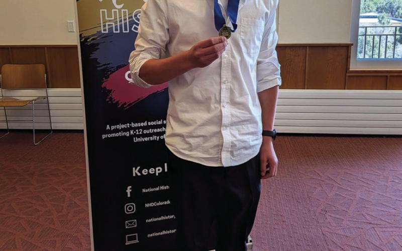 Jonah Kranker placed 1st in the Historical Paper category for writing a historical paper on how the Ames Hydroelectric Generating Plant sparked the alternating current revolution