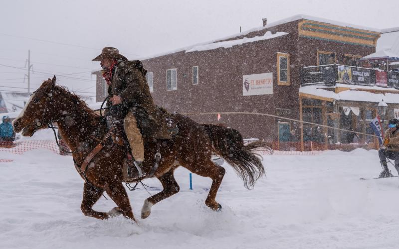 A blizzard in tim the re foraces. Photo credit Wesley Berg
