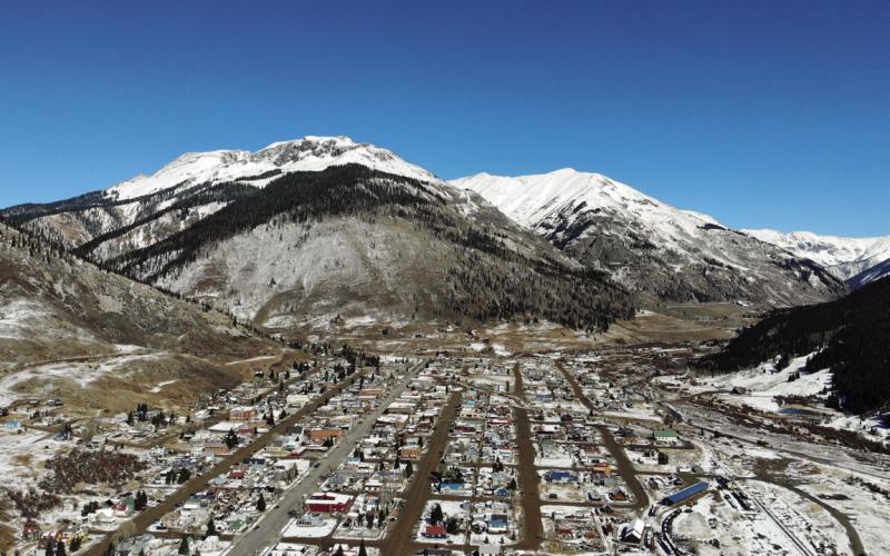 Calvin Davenport/Silverton Standard A bluebird day in Silverton