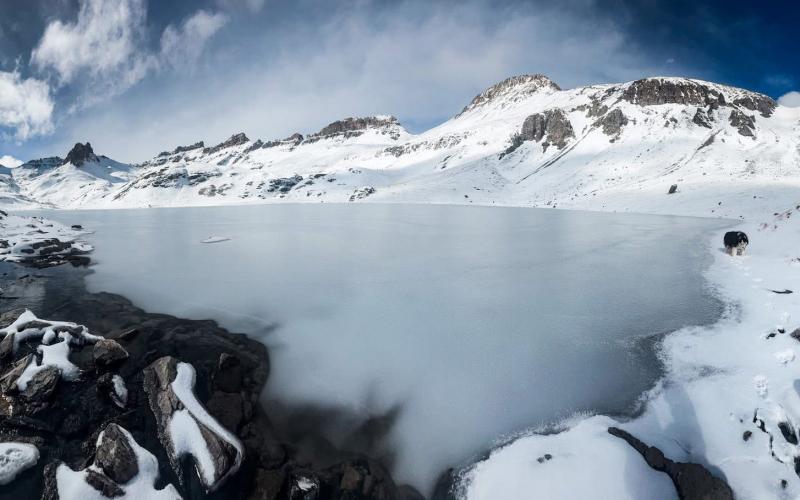 Photo by Howie Stern Tuesday November 18th, 2025 Silverton local Howie Stern hiked up and captured an image that puts ICE in Ice Lakes high up in the San Juans.