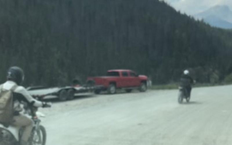 County Road 2 Becomes a Dusty Raceway in Summer