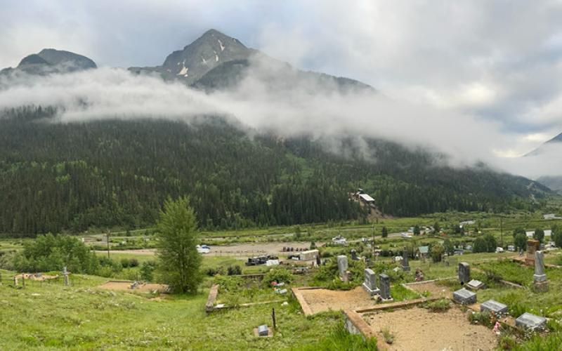 The fog dragons are hovering over the valley. Photo credit Scott Fetchenhier