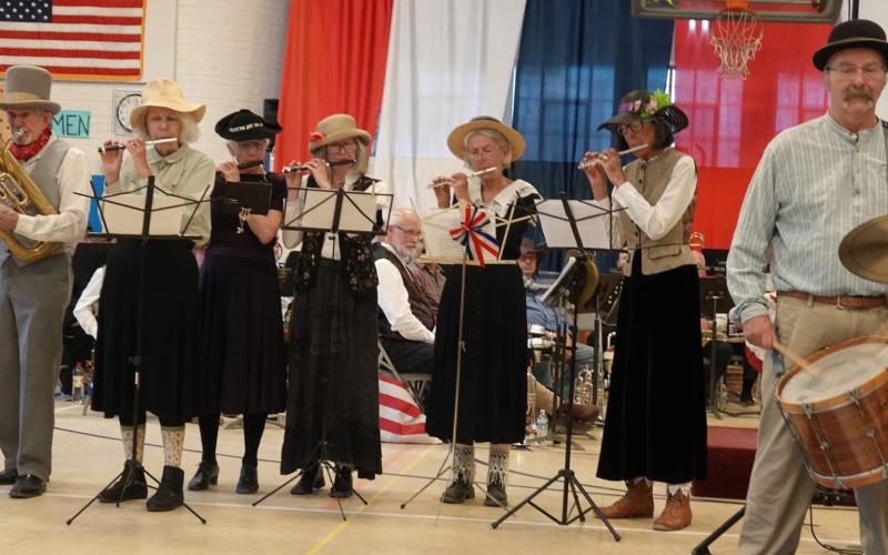 The Silverton Brass Band gave a special performance during the Saturday night GWRMBB festival in the school gym photo by Kevin Lemmons