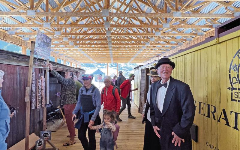 The Railroad Outdoor Museum ribbon cutting ceremony and open house was a success