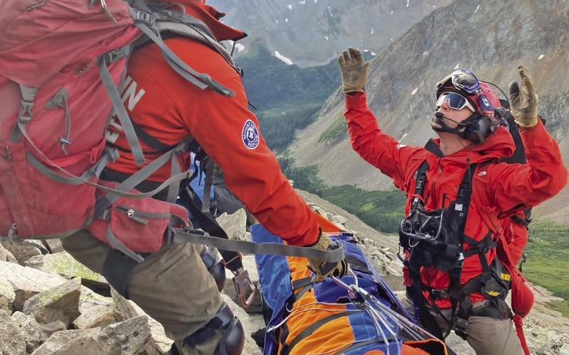 Photos from the scene of the rescue Photo credit Silverton Medical Rescue