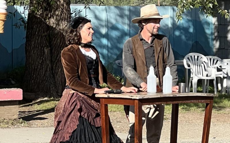 Dayna Kranker made guest appearance for a role in the Gun Fights on Blair St photo by DeAnne Gallegos