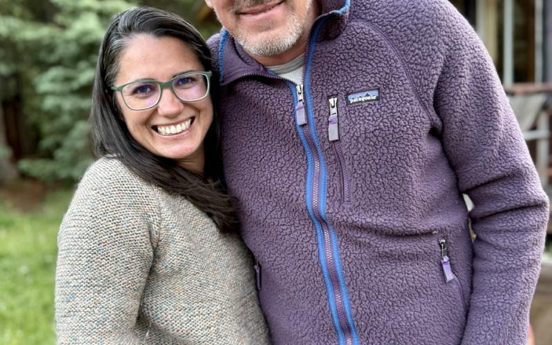 Christine and Josh Fonner during the Summer Solstice and Happy Birthday, Josh! photo by DeAnne Gallegos