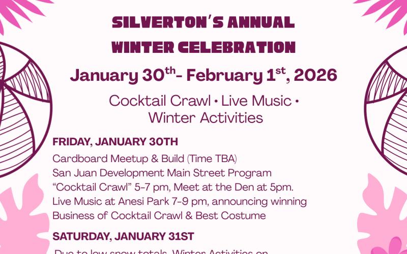 Pink And Purple Playful Tropical Event Pool Luau Party Flyer