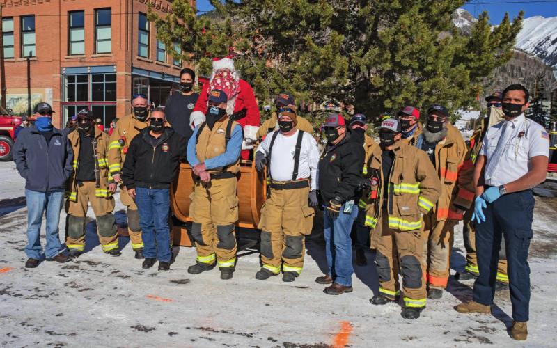 Santa and his helpers. Photo Credit - Ray Dileo