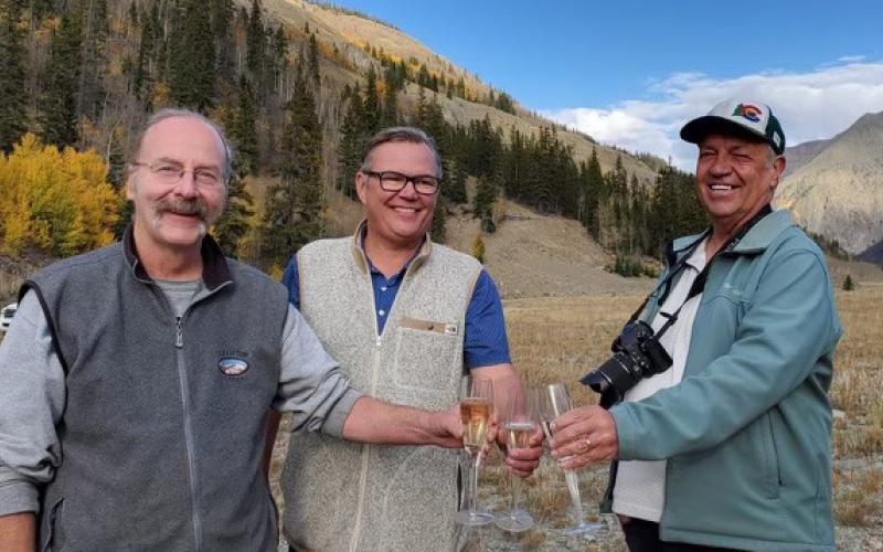 SJC Commissioner Scott Fetchenhier, Anthony Edwards, and Willy Tookey. Photo credit Jim Harper