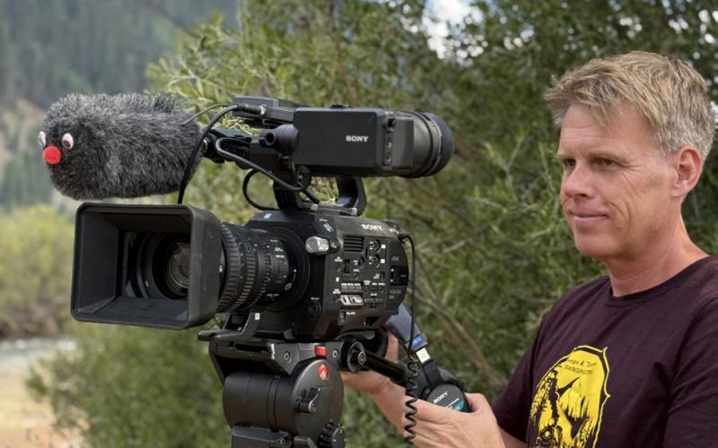 Filmmaker David Dibble will start to work on the San Juan County 150 anniversary film and the Silverton Brass Band documentary. Photo by DeAnne Gallegos