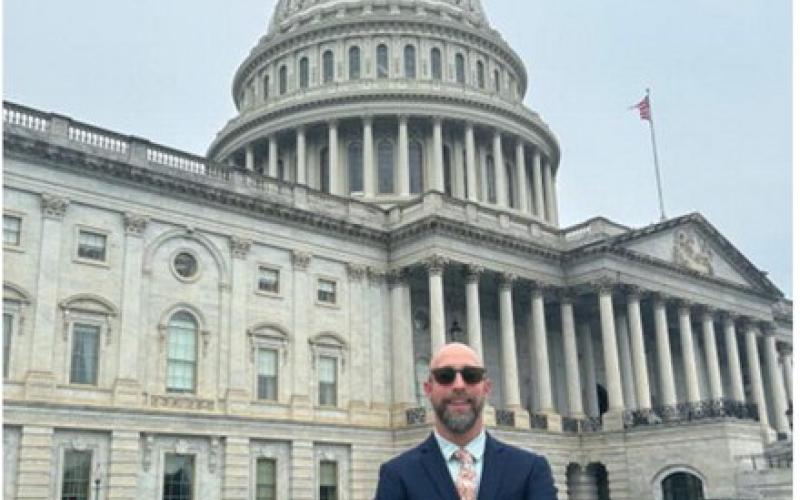 Charles Alex Lanis Chief Deputy County Clerk and Recorder of San Juan County Colorado visits Washington DC.