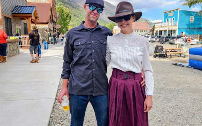 Brian and Gloria Kaasch-Buerger celebraed the TOS 150th in throwback style. Photo by Kaasch-Buerger