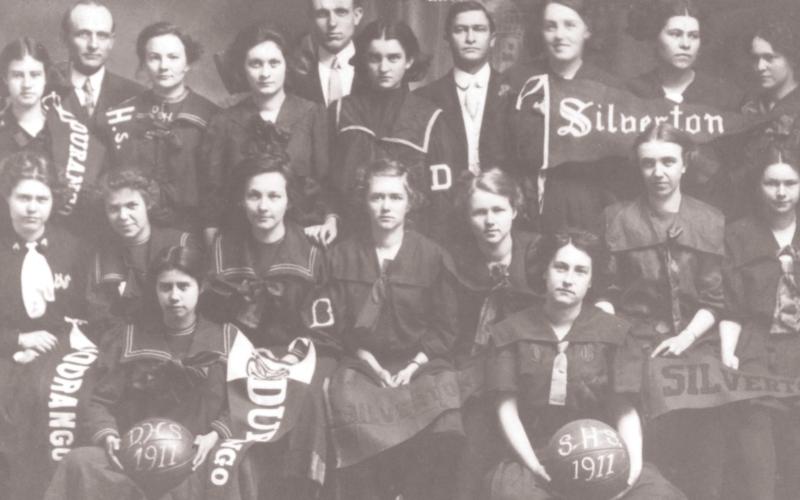Silverton High School Girl’s Basketball Team, 1911
