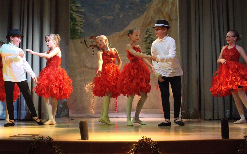 Scene from the winter dance recital. Photo credit Dave Emory