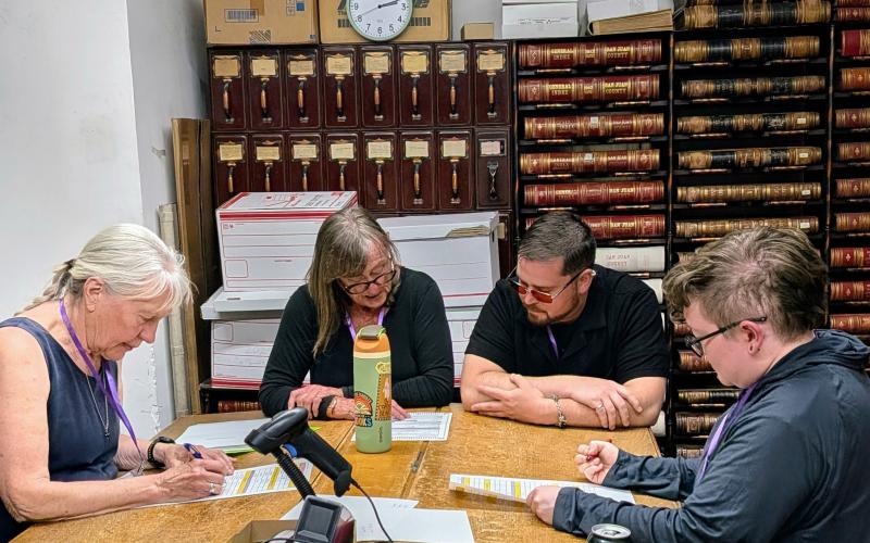 San Juan County Election Judges tallying results of the June 2026 Primary Election photo by Alex Lanis