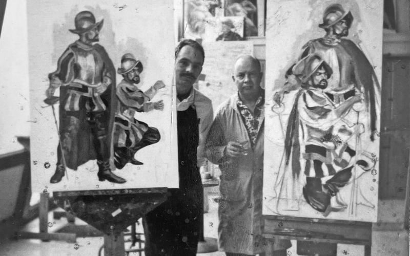 Zeke went to Denver in 1961 to attend the Rocky Mountain School of Art. Photo credit the Zanoni Family