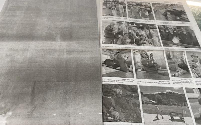 Last week’s newspaper had BAD print pages. This photo was sent in by a customer